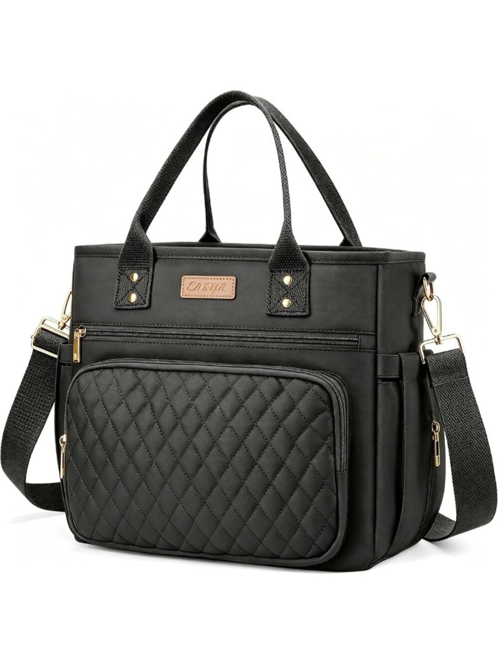 Large Insulated Lunch Bag for Work - Women's Leakproof Cooler Tote with Pocket